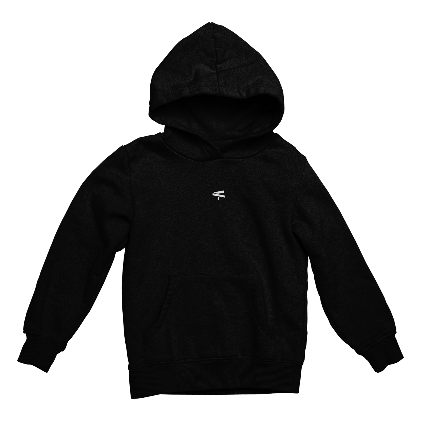 Simplicity Embroidered Hoodie - Black