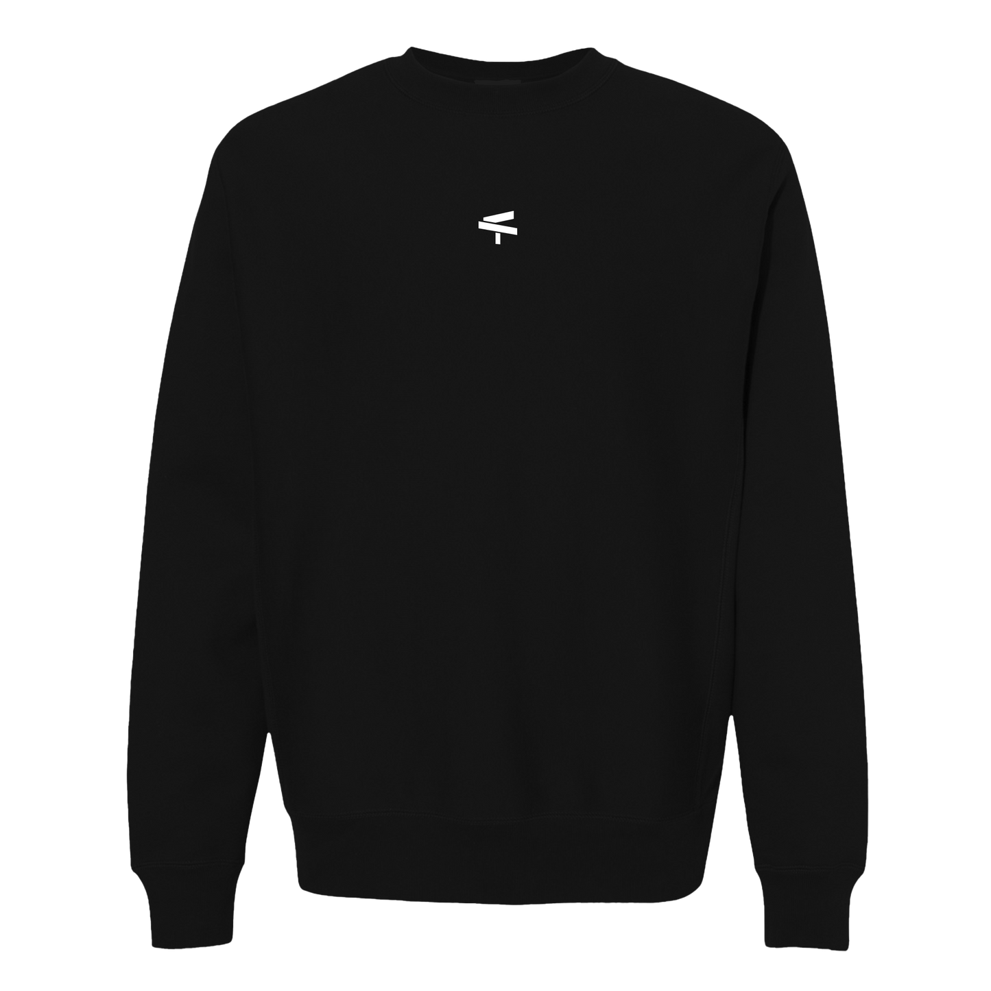 Simplicity Embroidered Crewneck Sweatshirt - Black